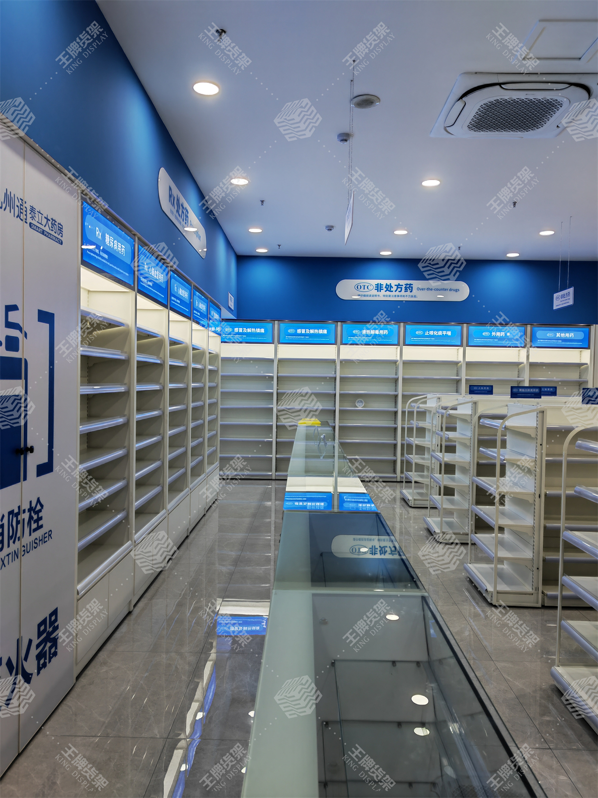 药店货架，药房货架，王牌货架，货架，药店设计