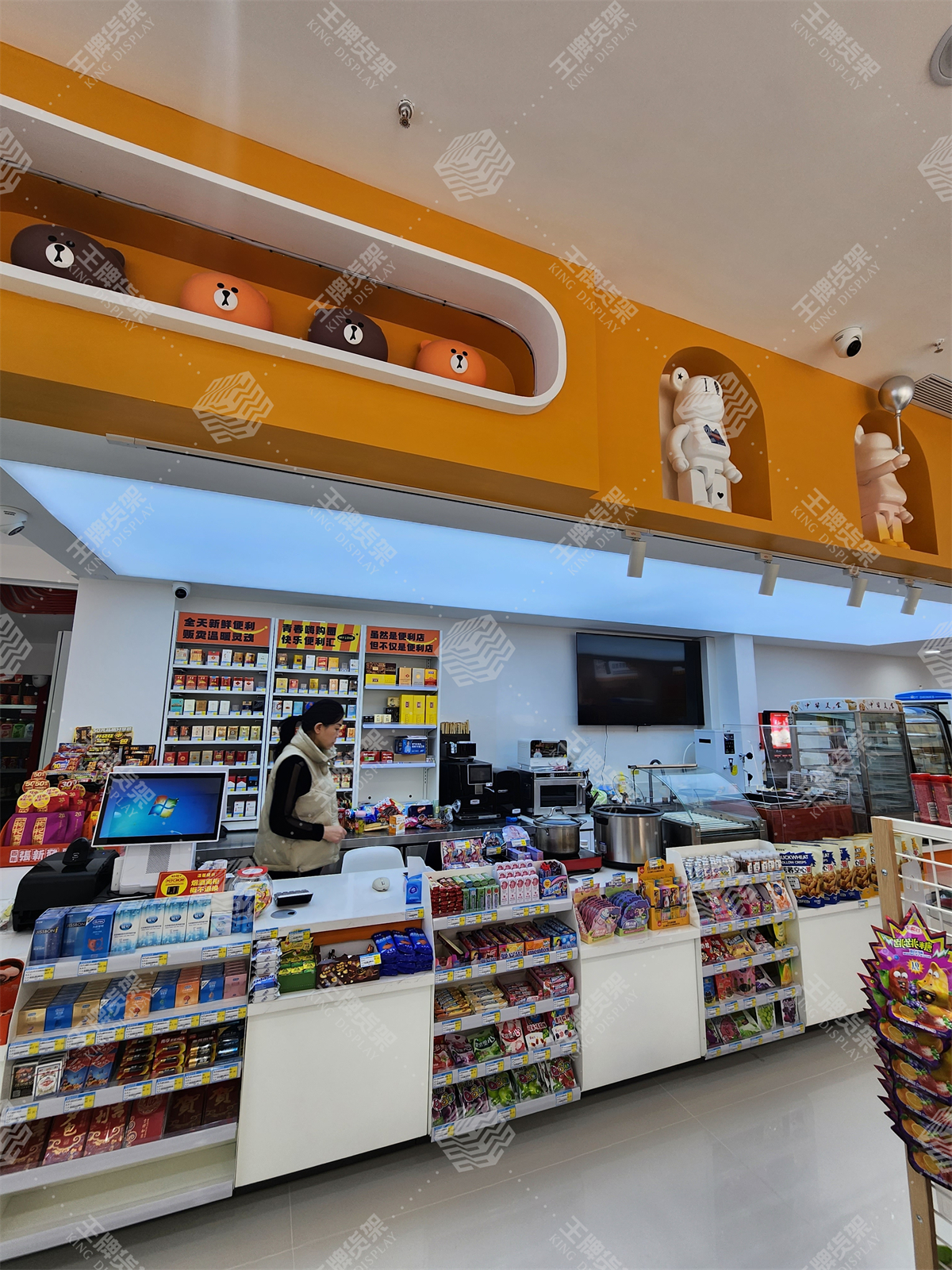 便利店，便利店货架，便利店设计，王牌货架