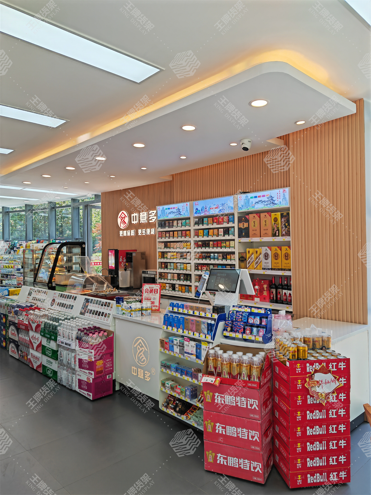 便利店货架，便利店设计，王牌货架，货架