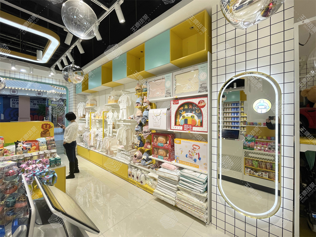 母婴店货架，孕婴店货架，母婴店设计，孕婴店设计