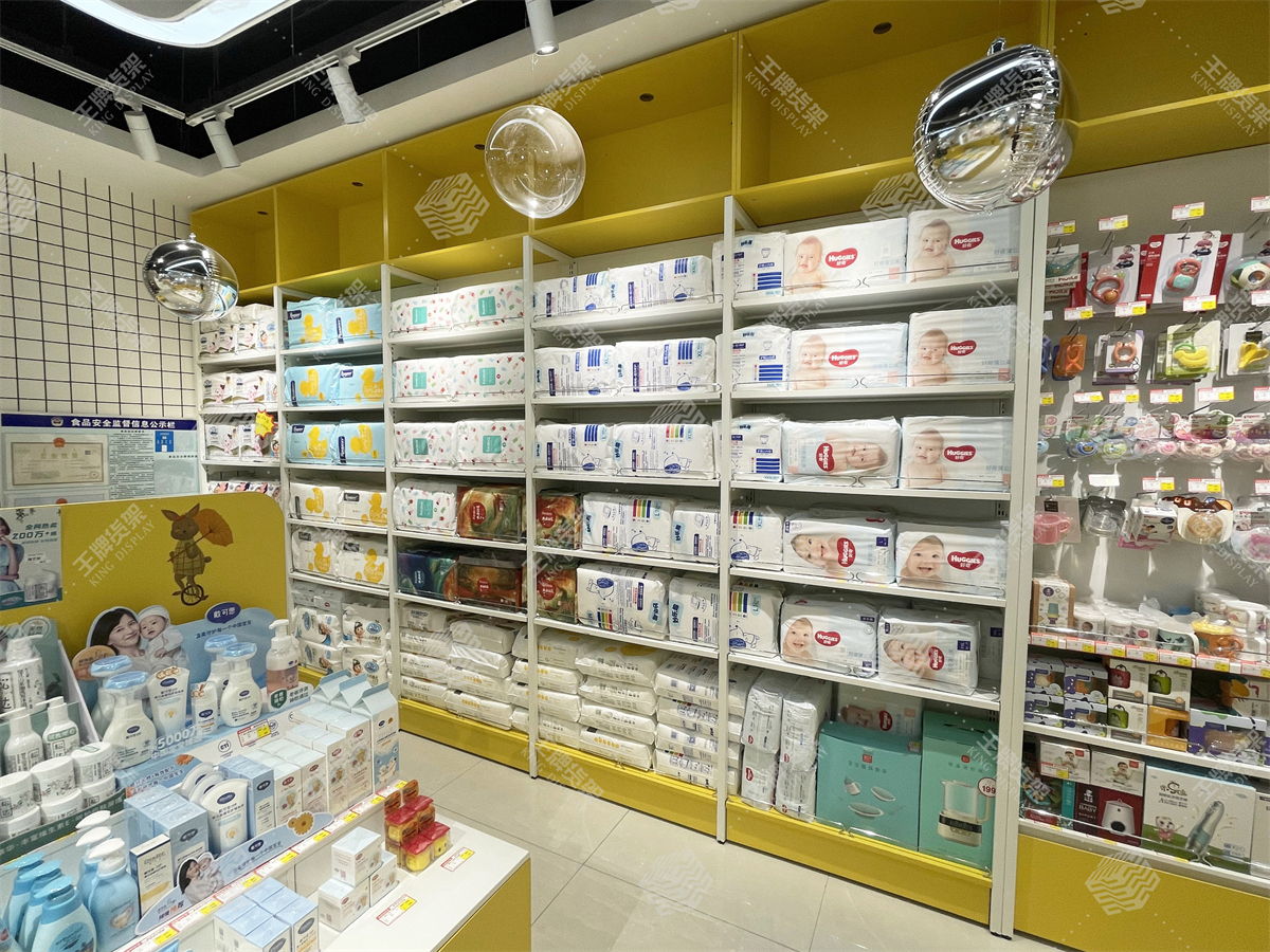 母婴店货架，孕婴店货架，母婴店设计，孕婴店设计
