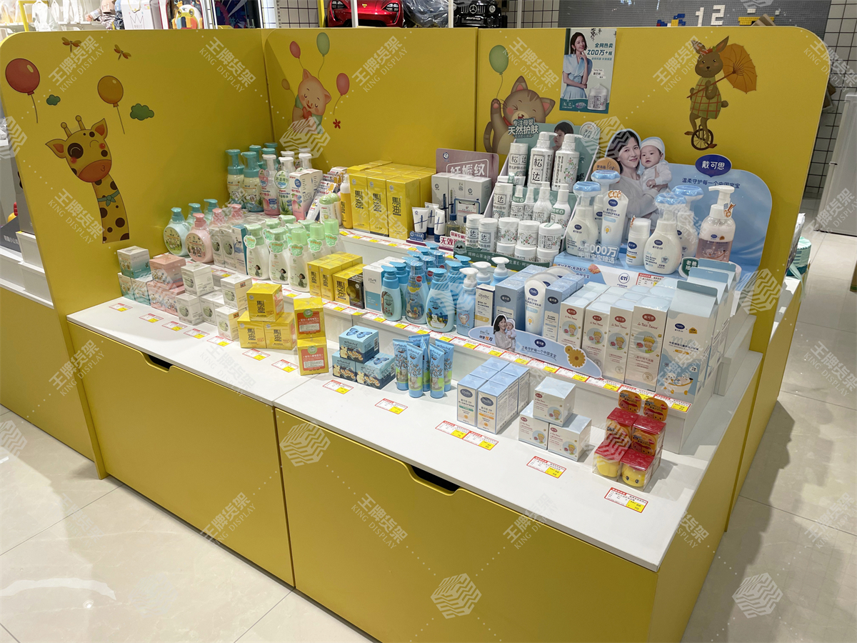 母婴店货架，孕婴店货架，母婴店设计，孕婴店设计