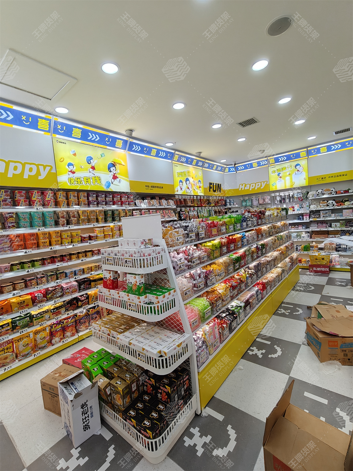 零食店货架，食品店货架，王牌货架