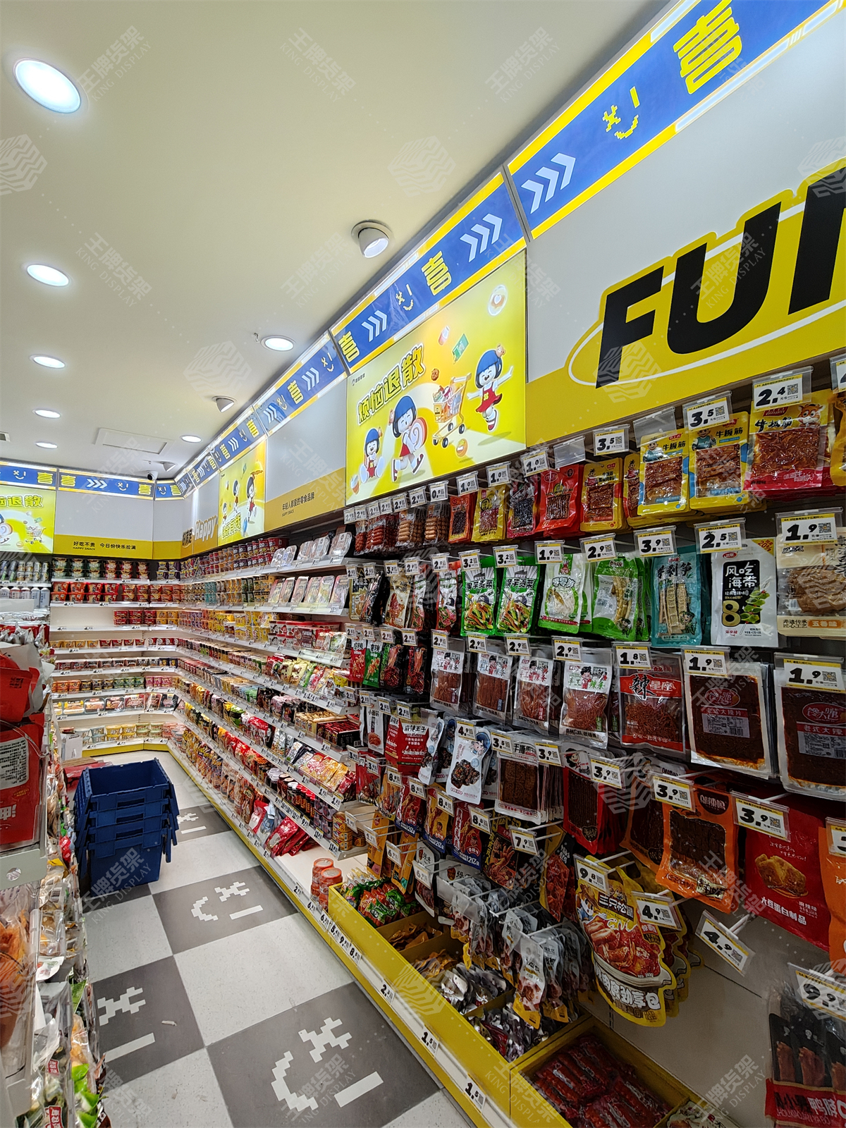 零食店货架，食品店货架，王牌货架