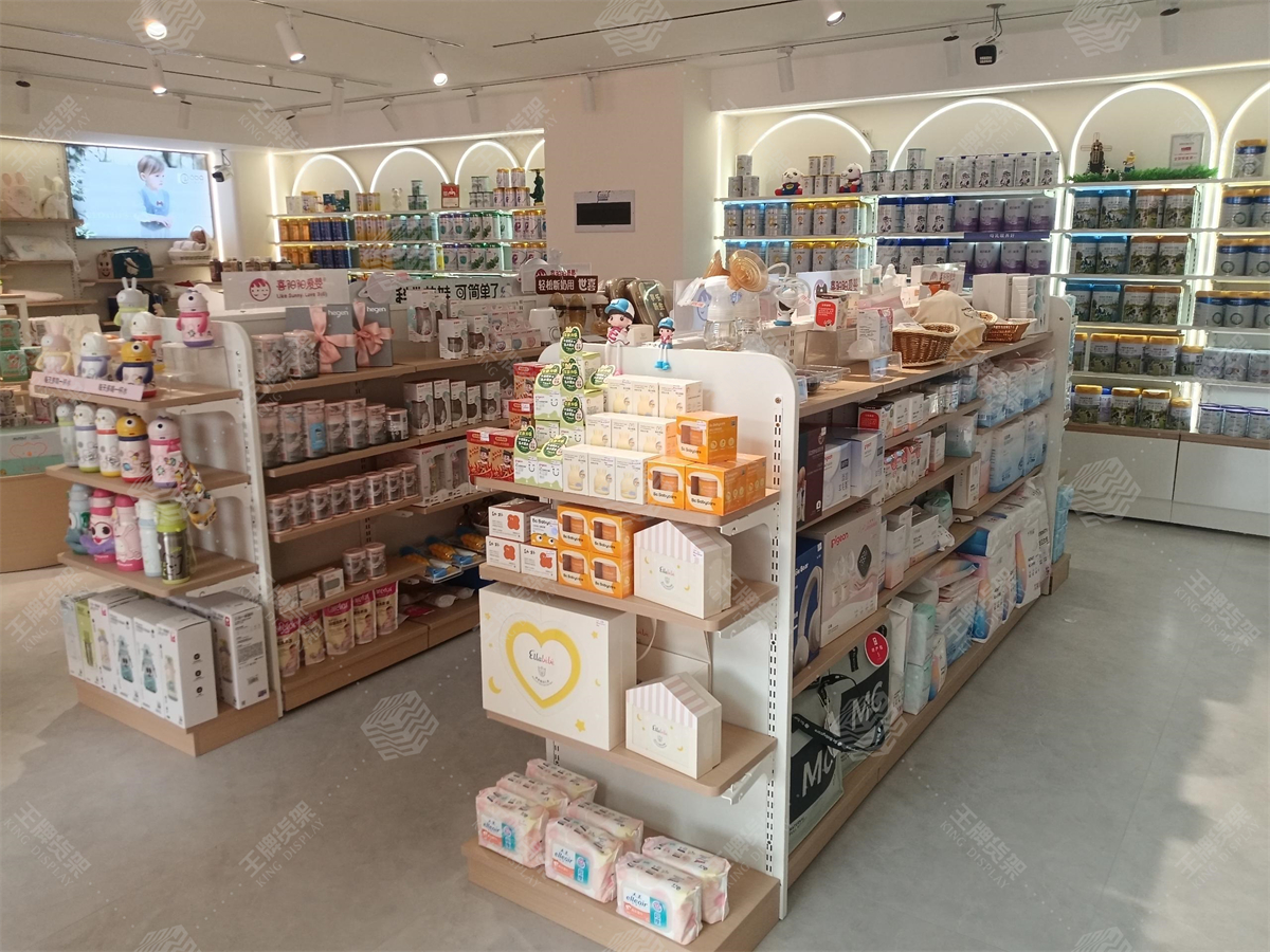 母婴店货架，孕婴店货架，母婴店设计，孕婴店设计