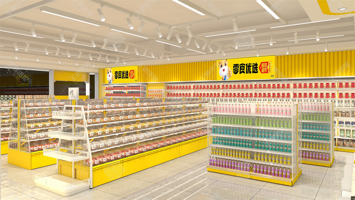 零食店货架，食品店货架，王牌货架
