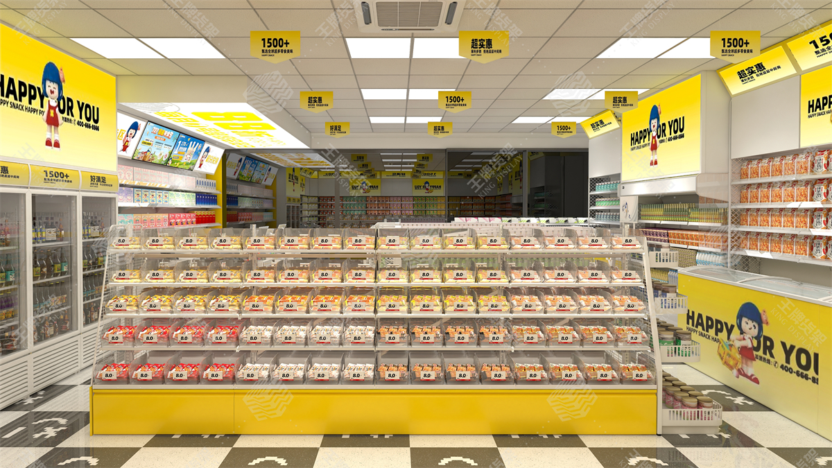 零食店货架，食品店货架，王牌货架