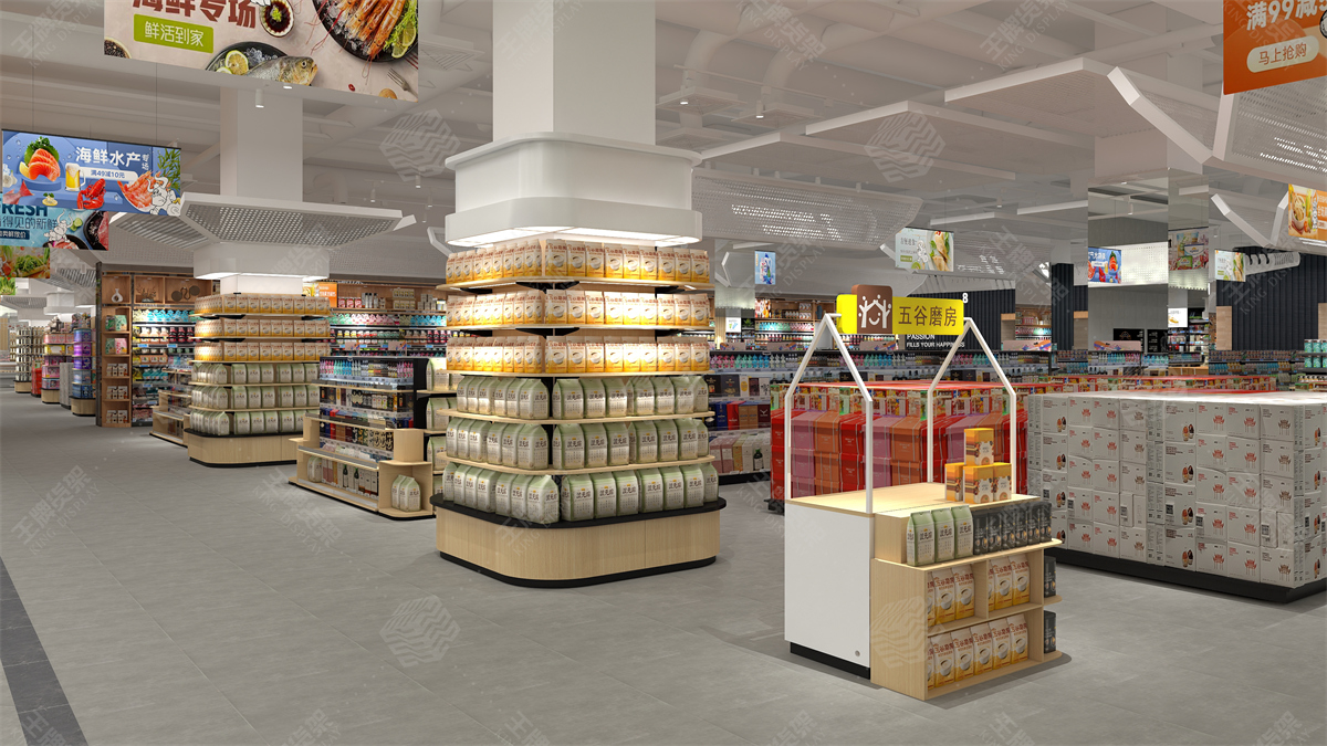 超市货架，超市设计，王牌货架