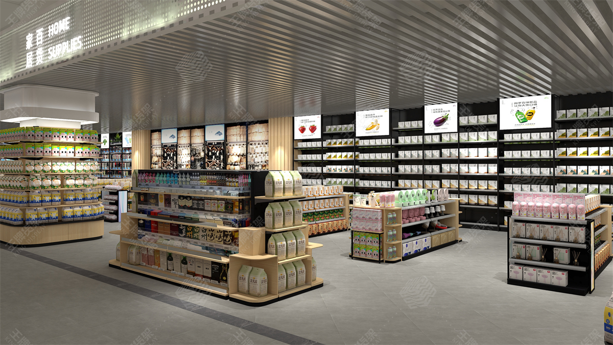 超市货架，超市设计，王牌货架