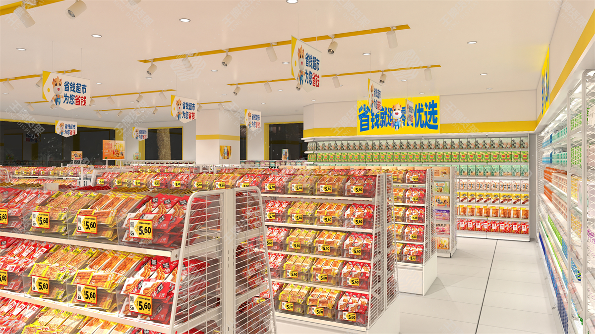 零食店货架，食品店货架，王牌货架