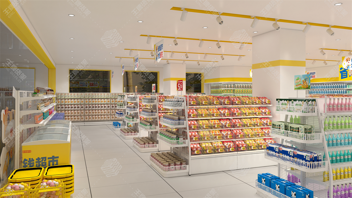 零食店货架，食品店货架，王牌货架
