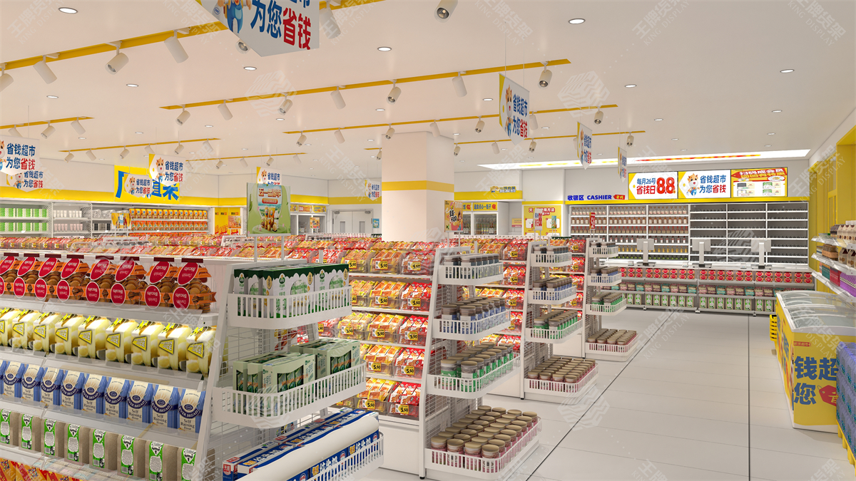零食店货架，食品店货架，王牌货架