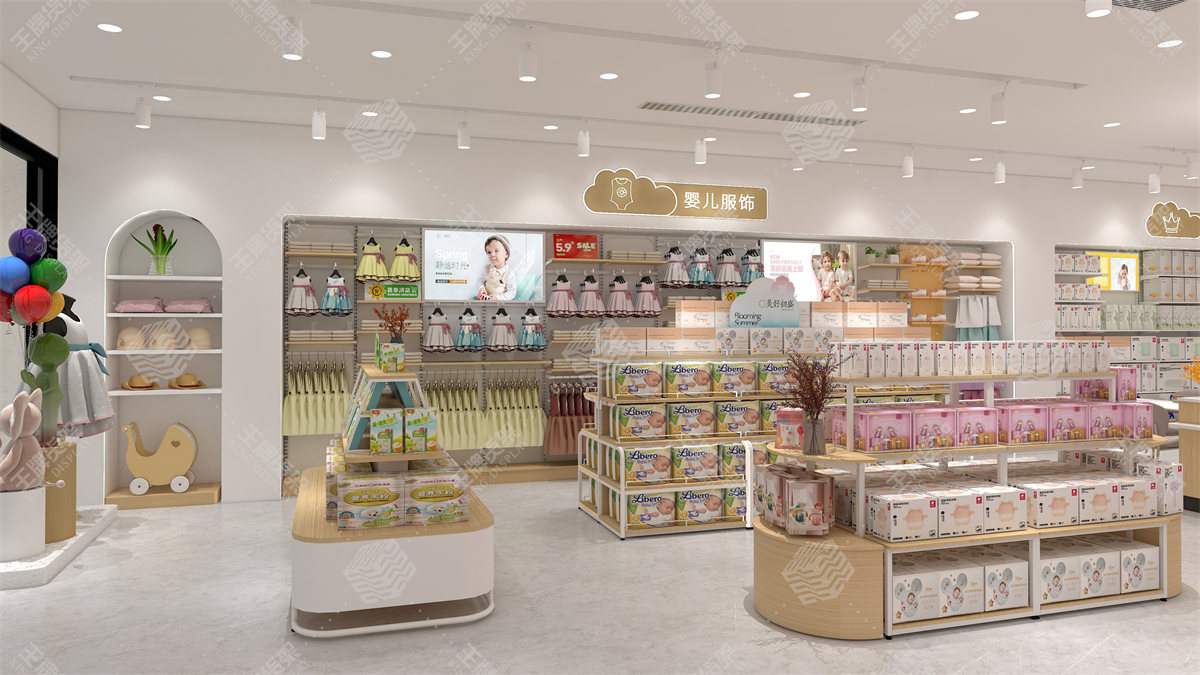 母婴店货架，孕婴店货架，王牌货架