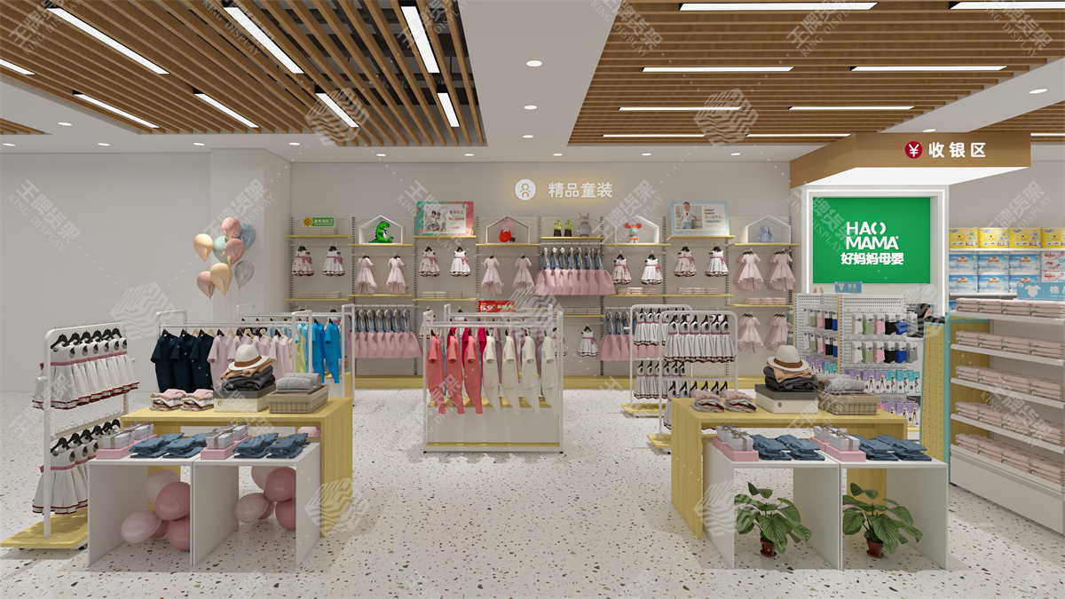 母婴店货架，孕婴店货架，王牌货架