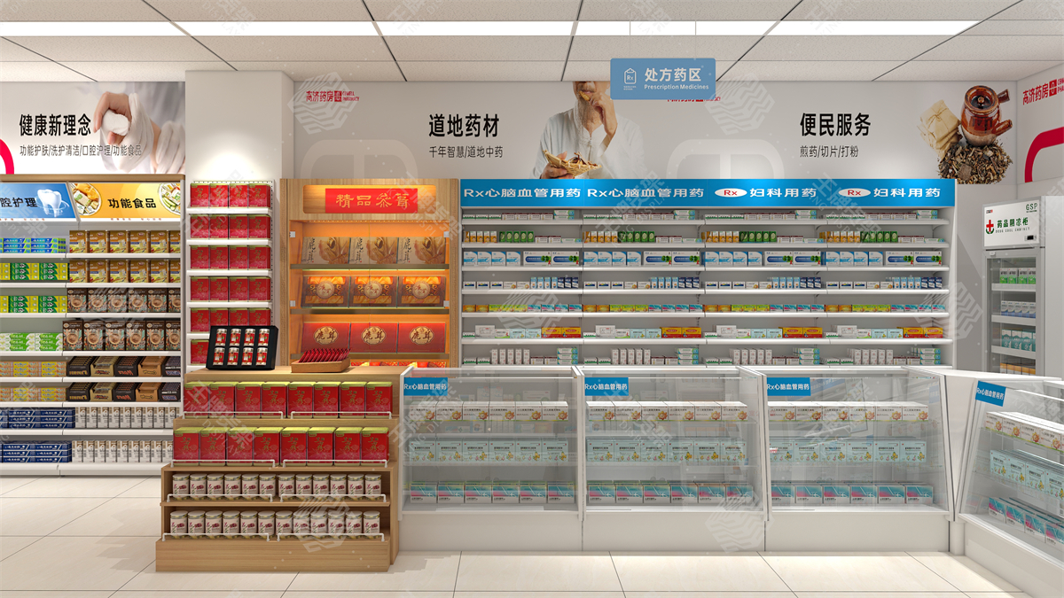 药店货架，药房货架，王牌货架