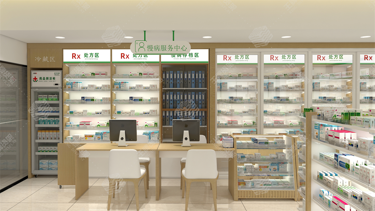 药店货架，药房货架，王牌货架