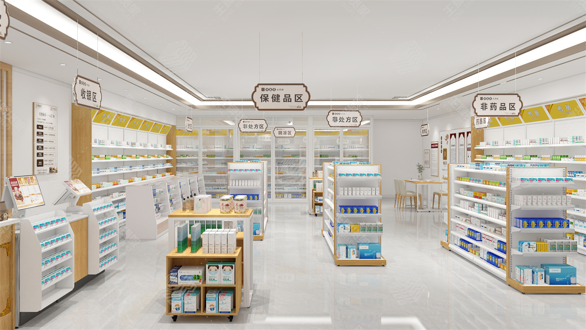 药店货架，药房货架，王牌货架
