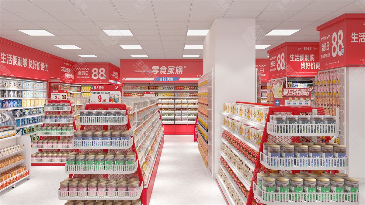 零食店货架，食品店货架，王牌货架