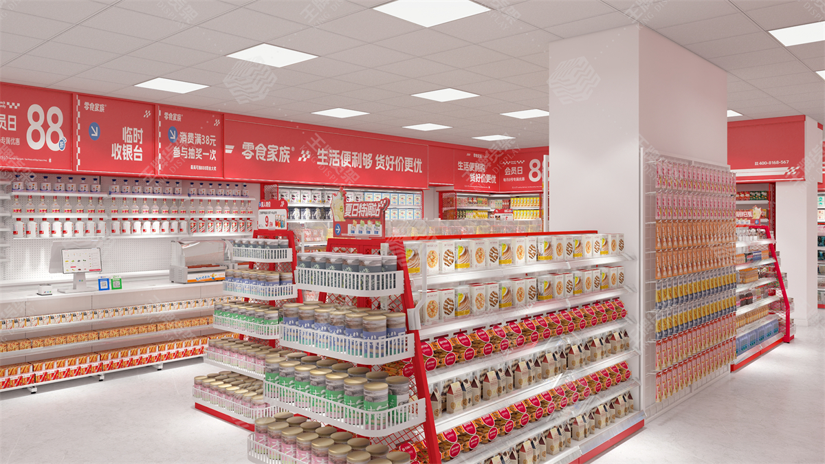 零食店货架，食品店货架，王牌货架