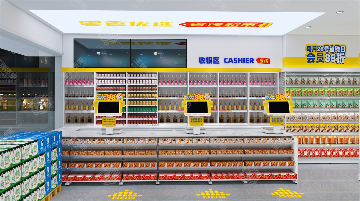 零食店货架，食品店货架，王牌货架